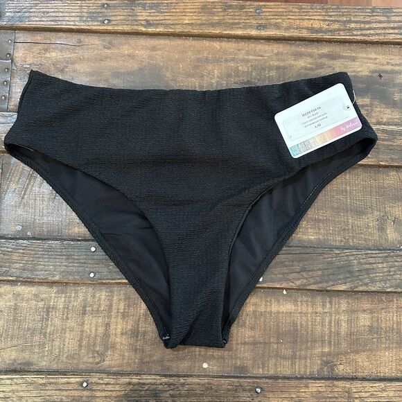 Skinny Dip by Melissa Black Bikini Bottoms High Rise High Waist Women’s Large - Picture 1 of 5